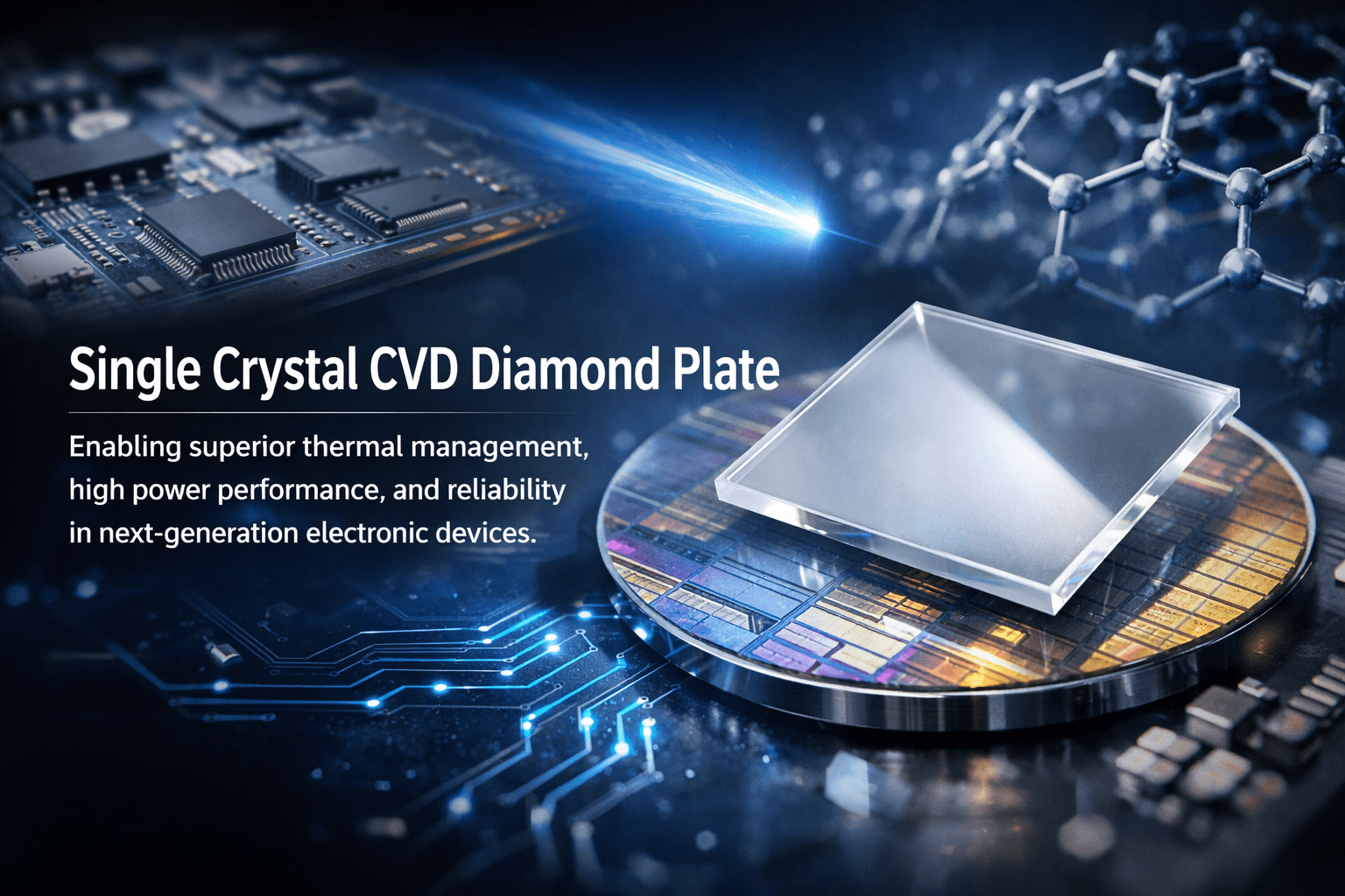 What Is a Single Crystal CVD Diamond Plate and Why It Matters in Advanced Electronics?